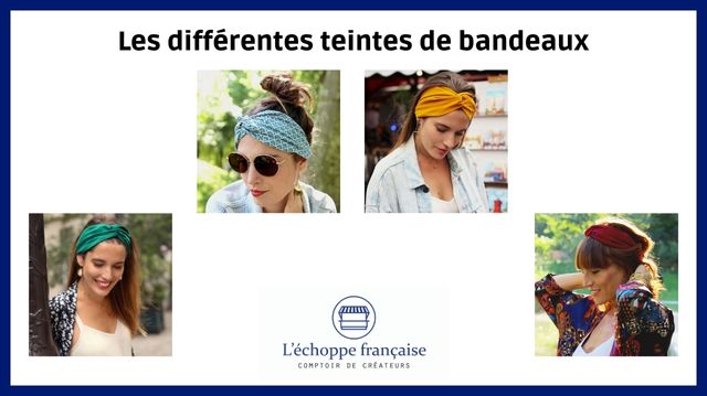 Les différentes couleurs de headband