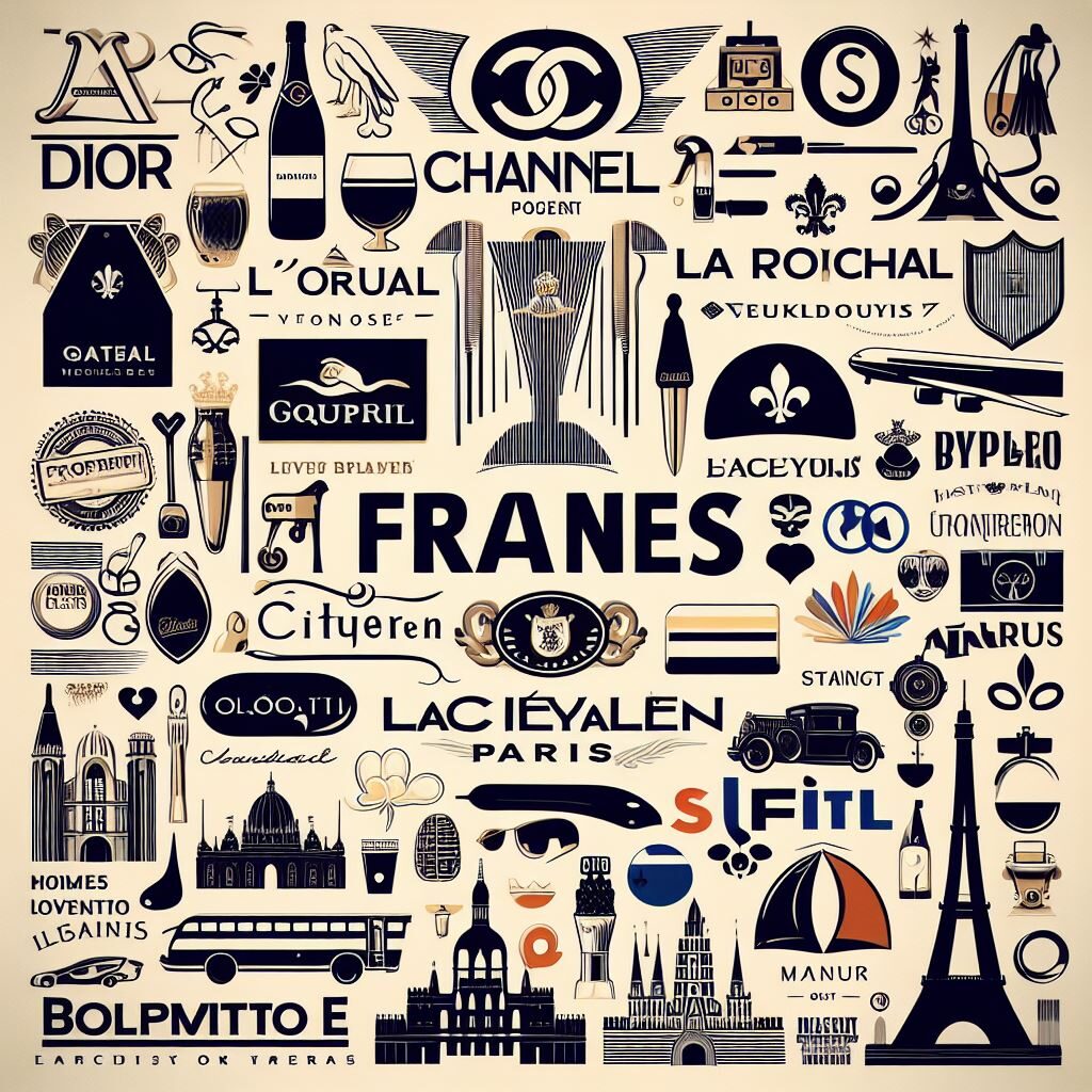 Différentes marques françaises avec des logos.
