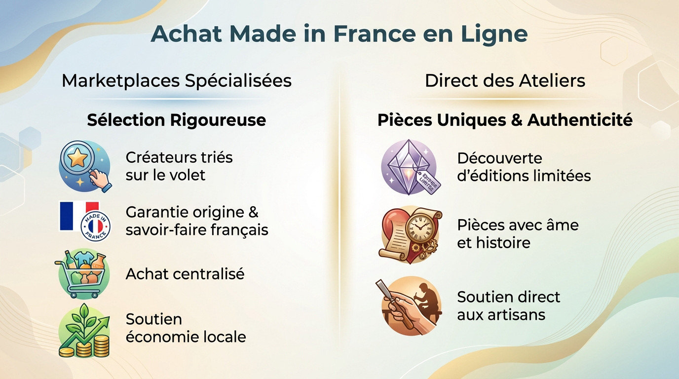 Comparatif des options d'achat en ligne pour des headbands artisanaux français