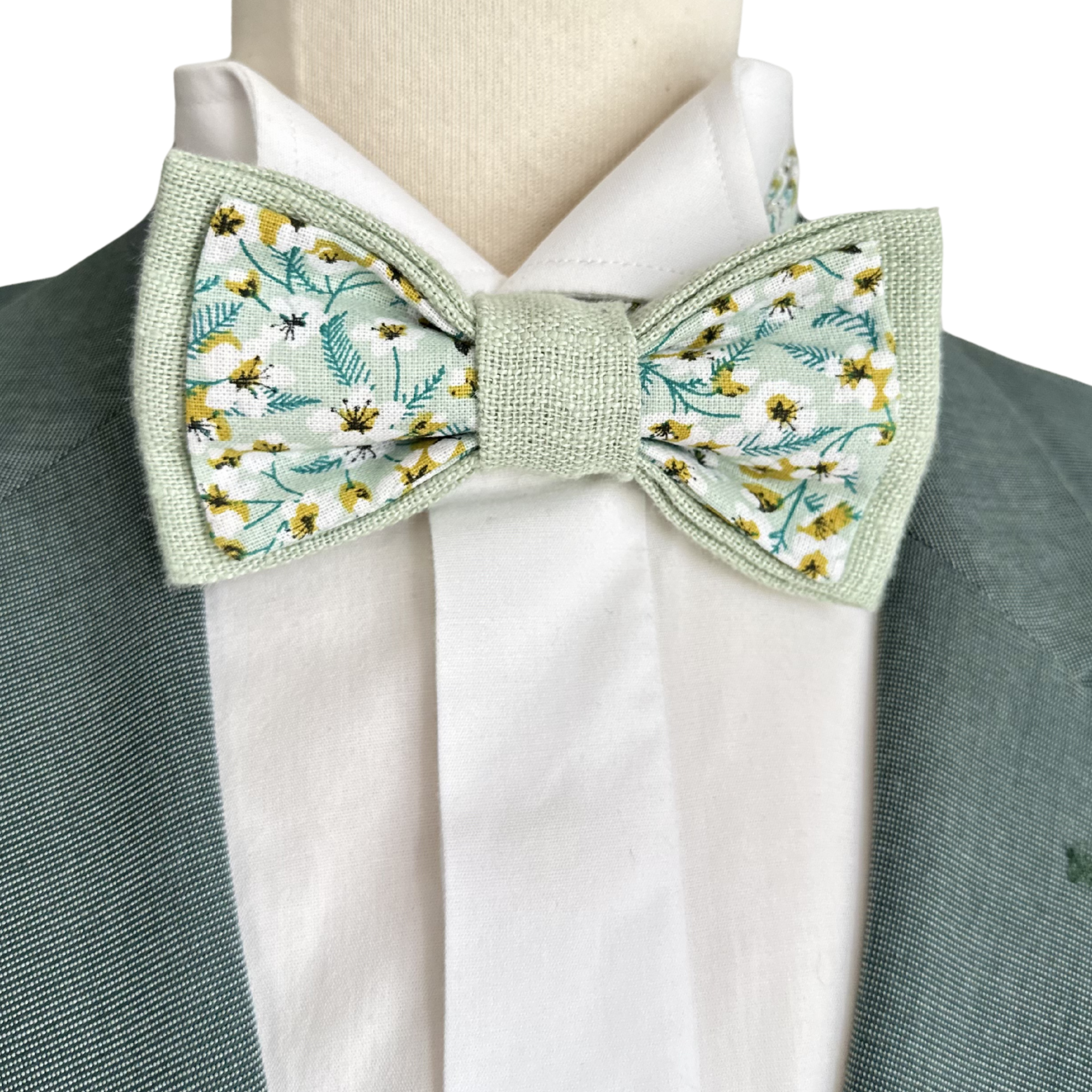 Noeud papillon vert pastel "Açores" – Image 2